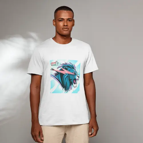 Umer video TV Lion Logo T-shirt | UVTV Wear