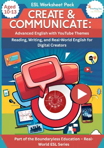 The Creator Challenge Pack: Learn Real-World English Through YouTube